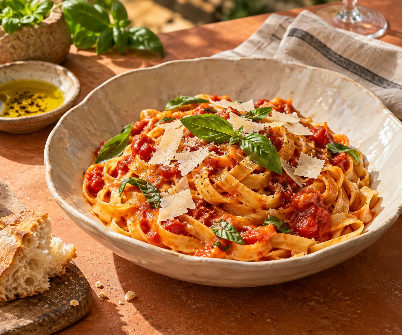 Pasta – KI-generiertes Motiv für die FORNO-Demo